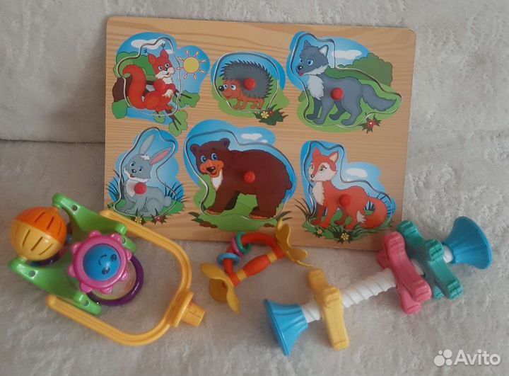 Развивающие игрушки пакетом