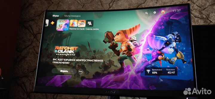 Игровой Монитор MSI Optix G24C6 144 Hz / 1мс