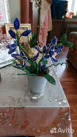 Орхидея из бисера