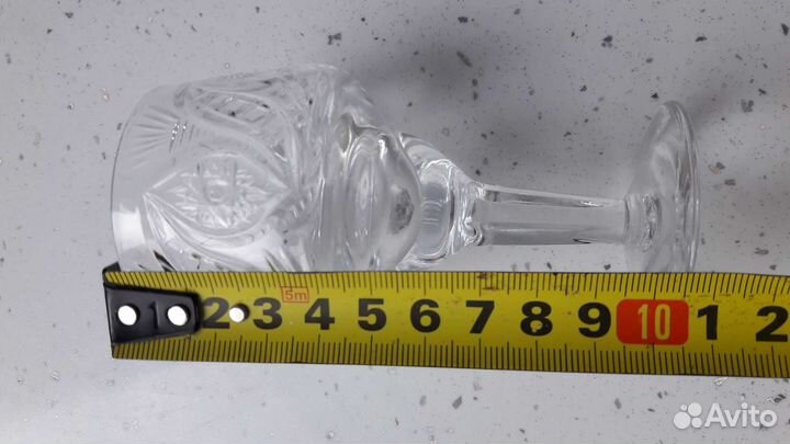 Хрустальные рюмки на ножке СССР