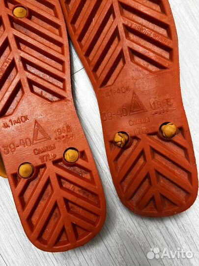 Шлепанцы /Вьетнамки/Сланцы винтаж СССР р.39-40