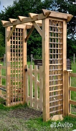 Пергола деревянная