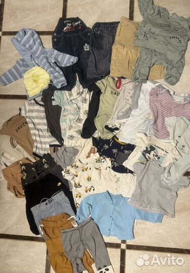 Вещи пакетом на мальчика от 2-6 месяцев