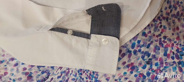 Белая рубашка H&M р-р 104