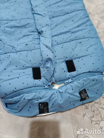 Теплый конверт в коляску (санки)