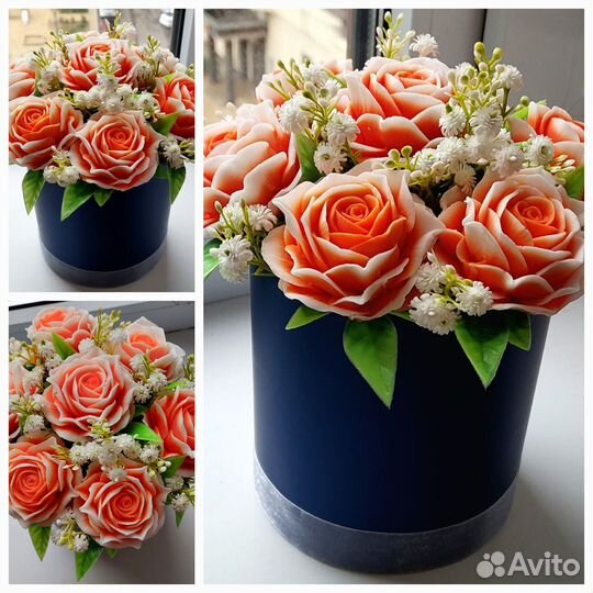 Изготовление мыльных букетов