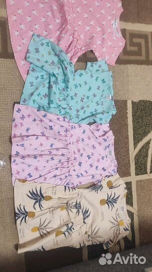 Детская одежда (футболки, пижамы, майки, платья)