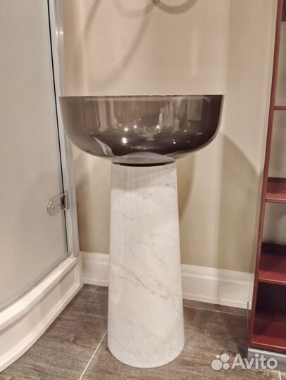 Раковина с мрамор. основанием Antonio Lupi, Италия