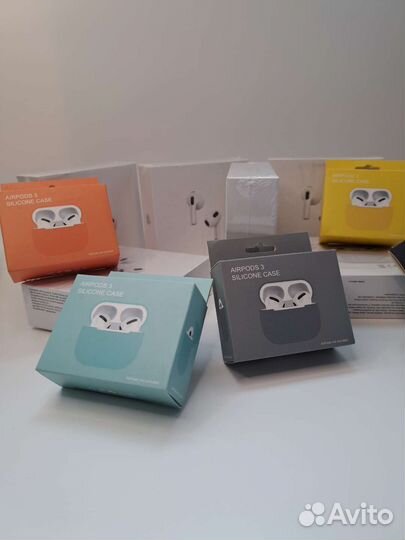 Наушники apple airpods 3 чехол в подарок