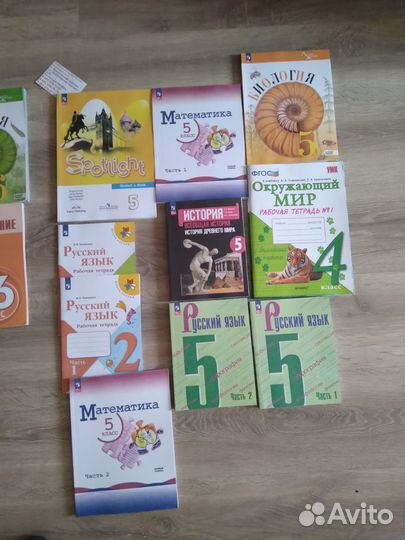 Школьные учебники 5класс