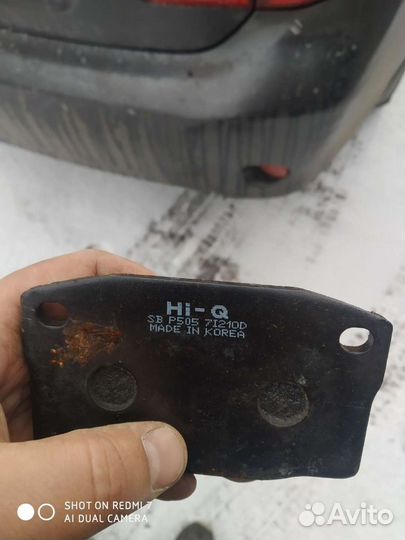 Тормозные колодки daewoo nexia старого образца