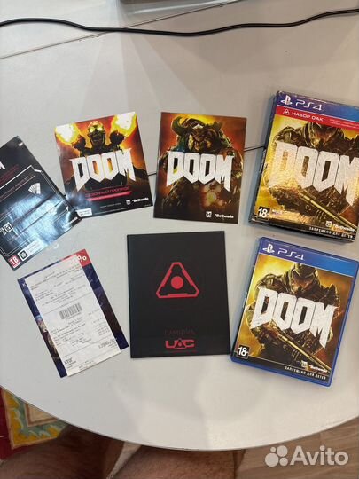 Doom 2016 ps4 с набором OAK