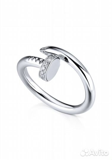 Кольцо Cartier Juste Un Clou White Gold Diamonds B