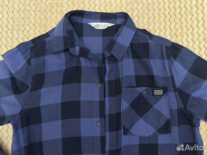 Рубашка в клетку на мальчика