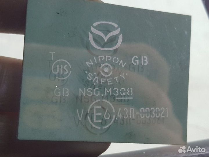 Стекло глухое заднее левое Mazda 6 Gh хэтчбек 2.0