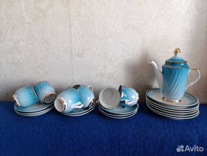 Кофейный сервиз Тет-а-тет СССР Рига