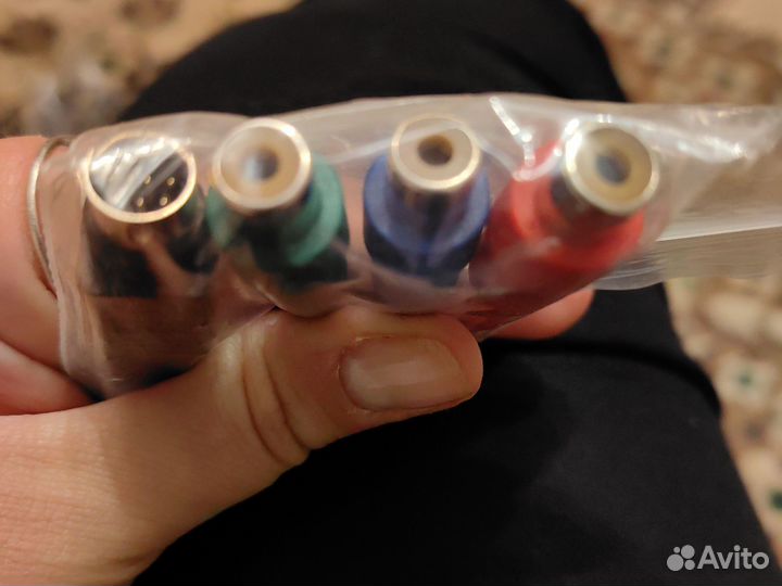 Переходник 3RCA(G)(RGB) -svhs 7PIN