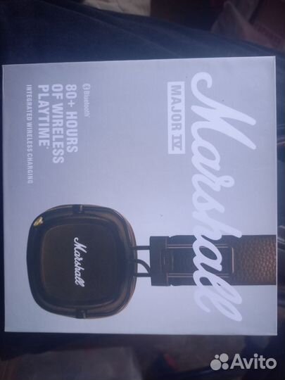 Marshall major 4, оригинал чёрные и коричневые