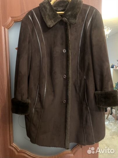 Дубленка женская зимняя