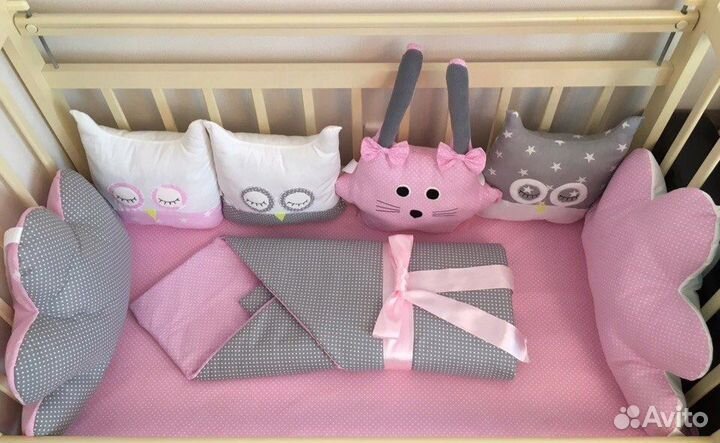 Бортики в кроватку бу