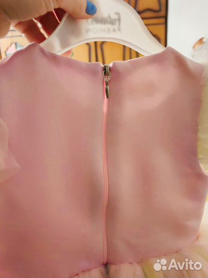 Платье единорог 98 lelu kids розовое