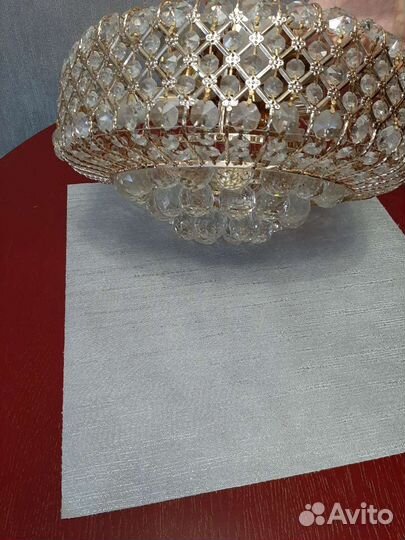 Люстра хрустальная потолочная