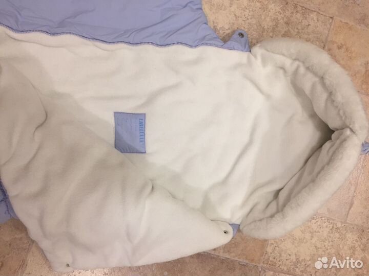 Конверт зимний + 2 зимних шапочки