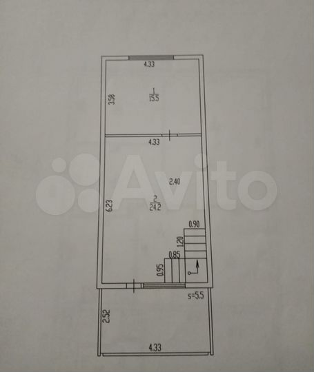 Дом 134,6 м² на участке 8,1 сот.