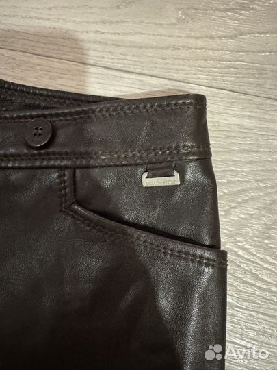 Брюки кожаные
