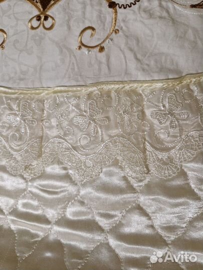 Бортики с балдахином золотой гусь