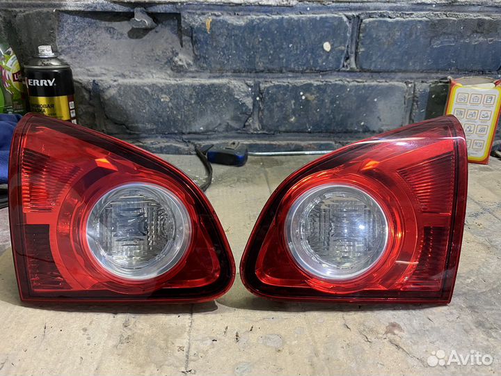Nissan Qashqai J10 задние Фонари до рестайлинг