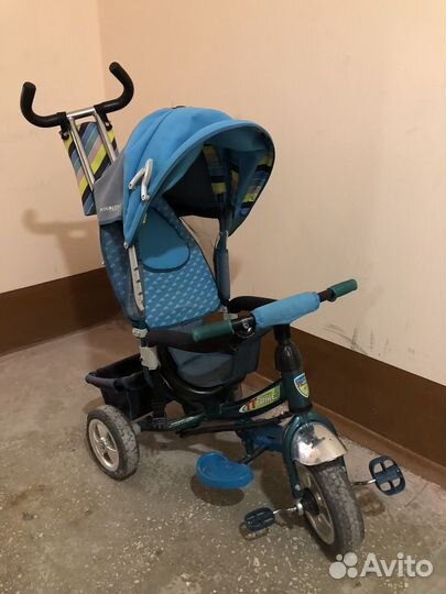 Велосипед детский с родительской ручкой
