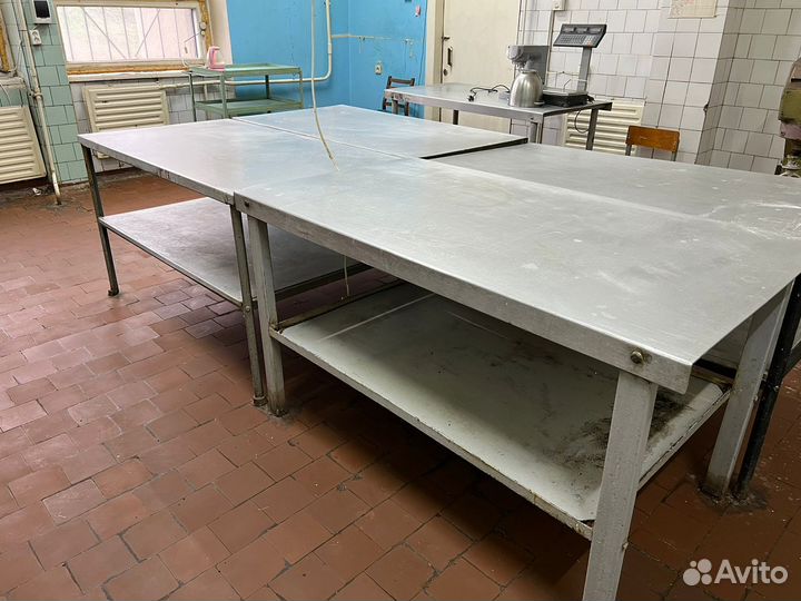 Столы разделочные металлические