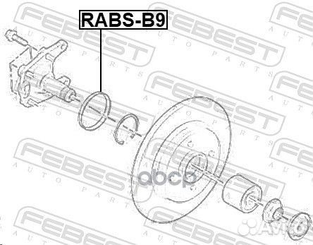 Кольцо ABS citroen C4 4549.19;V22-92-0001; rabsb9