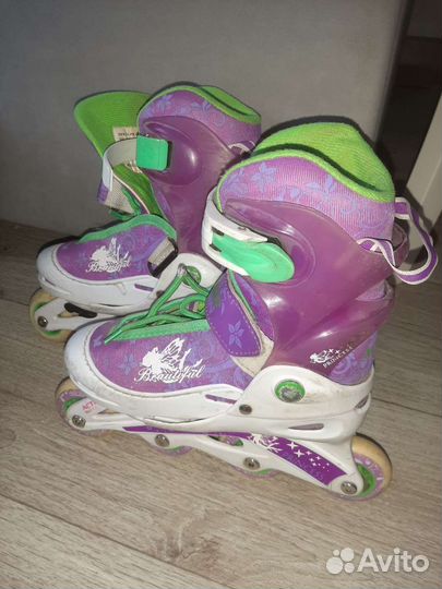 Роликовые коньки детские раздвижные