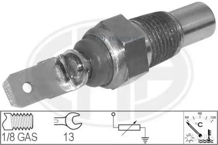 ERA 330100 датчик температуры охл.жидк.\ Mitsubishi Colt/Lancer 1.3-1.8 88-94/Galant 1.6-2.5i/2.0TD