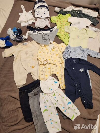 Пакет вещей для новорожденного 56 62