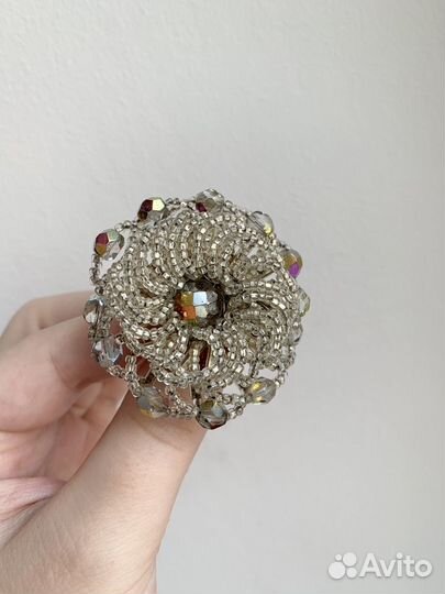 Брошь винтаж чехословакия