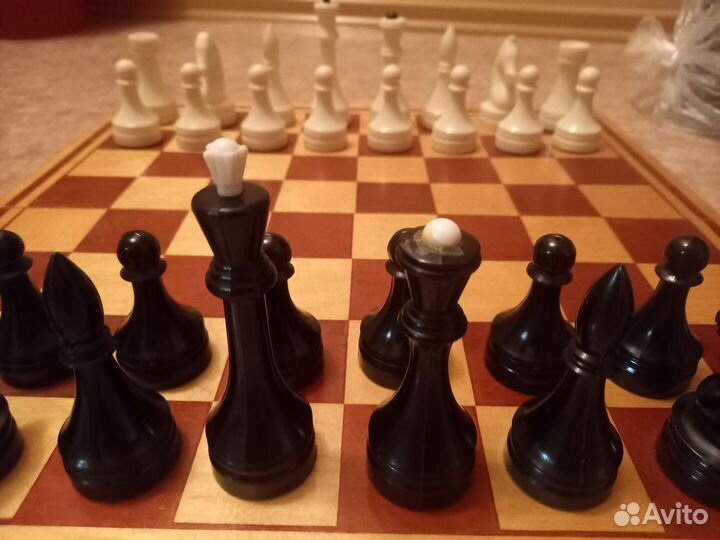 Шахматы СССР 45 на 45 карболитовые