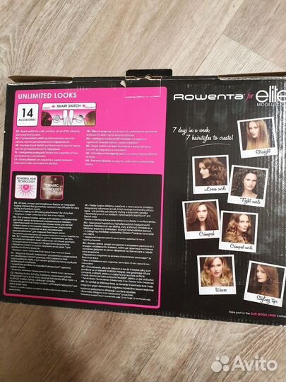 Набор плоек,выпрямитель,гофре Rowenta Elite