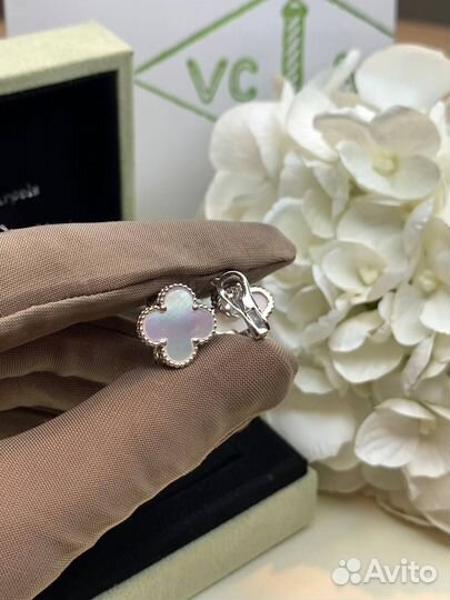 Серьги van cleef magic alhambra