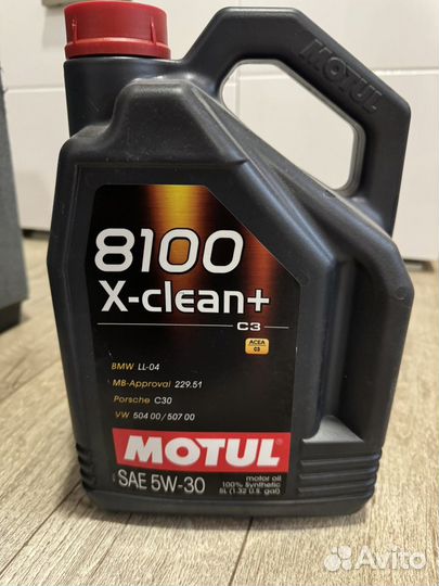 Масло моторное 5w30 Motul 8100 xclean+