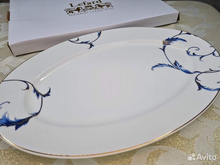 Блюдо Элегия Фарфор 35,5*23,5 см