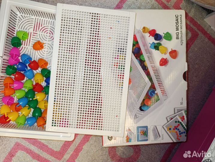 Мозаика крупная и игра мемори