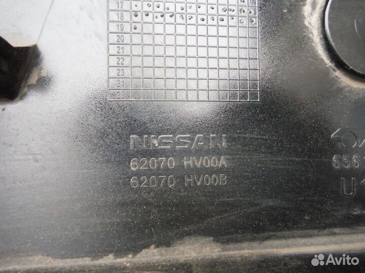 Накладка переднего бампера Nissan Qashqai J11 2021