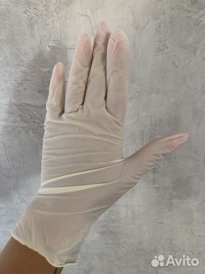 Перчатки медицинские латексные