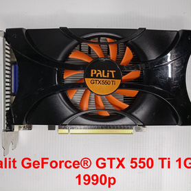 Видеокарта Palit GeForce GTX 550 Ti (Видеокарты)