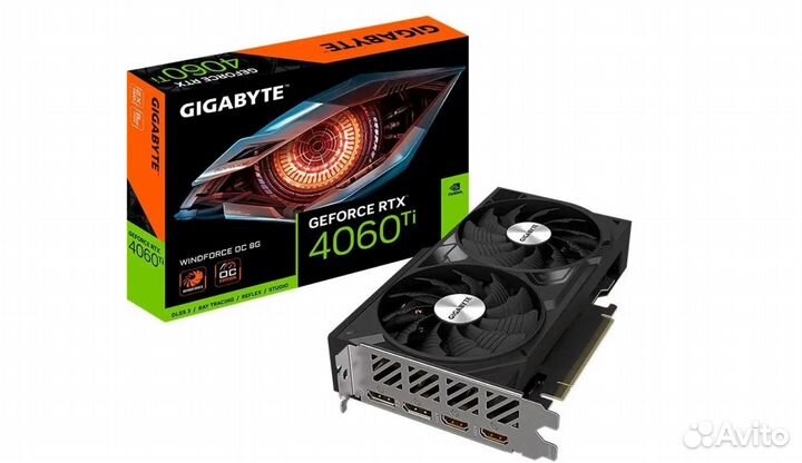 RTX4060 Ti Gigabyte Windforce OC /новая,чек Ситили