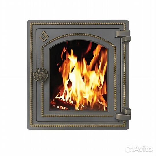 Дверь для Печи везувий печная дт-4С (Бронза) везув