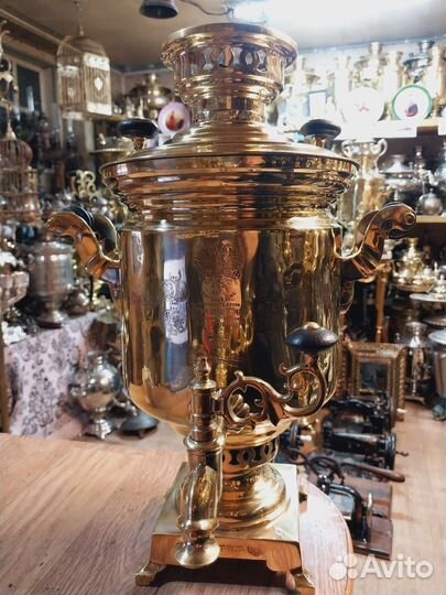 Самовар с медалями,старинный Баташева